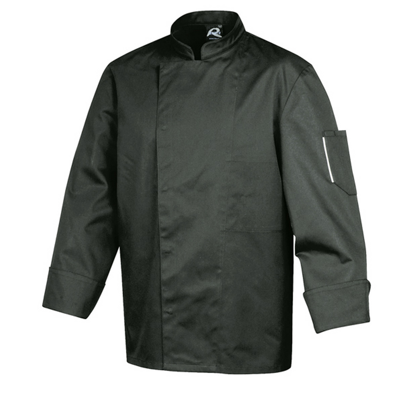 904180 - veste mixte polycoton noire manches longues nero (1 x 1 unité )