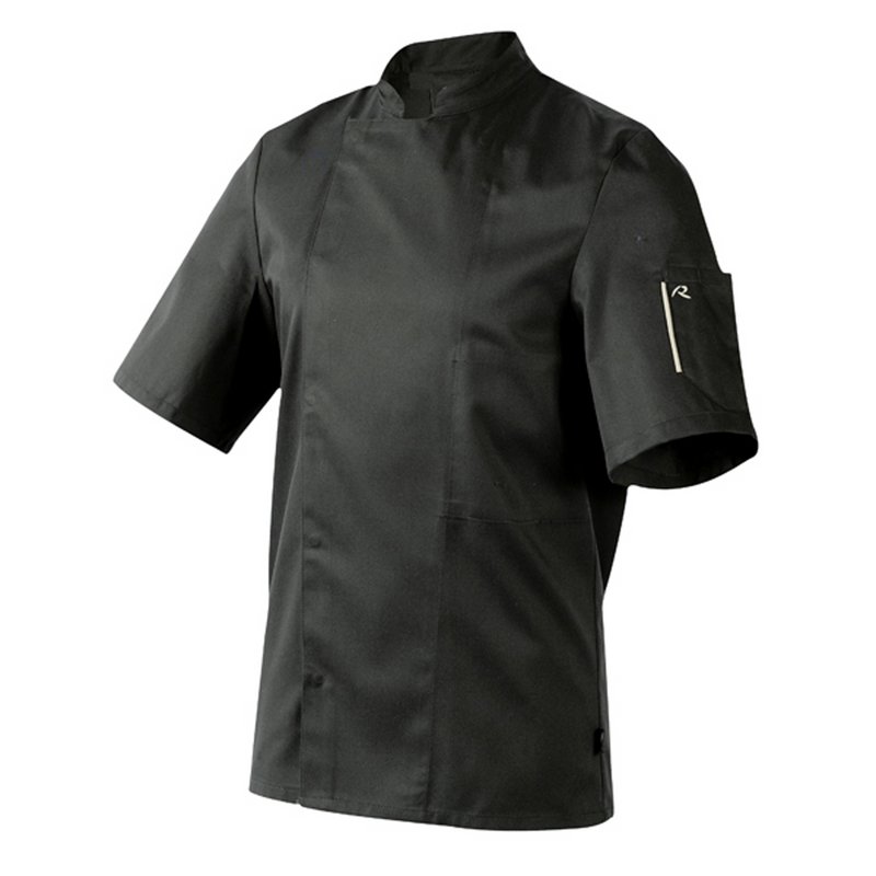 Veste homme manches courtes noire T0 - Nero