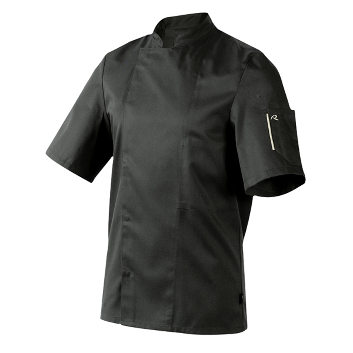 Veste homme manches courtes noire T4 - Nero ( 905384 ) (1 X 1 unité )