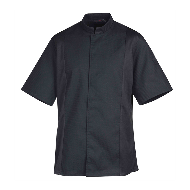 Veste mixte manches courtes noir T0 - Siaka