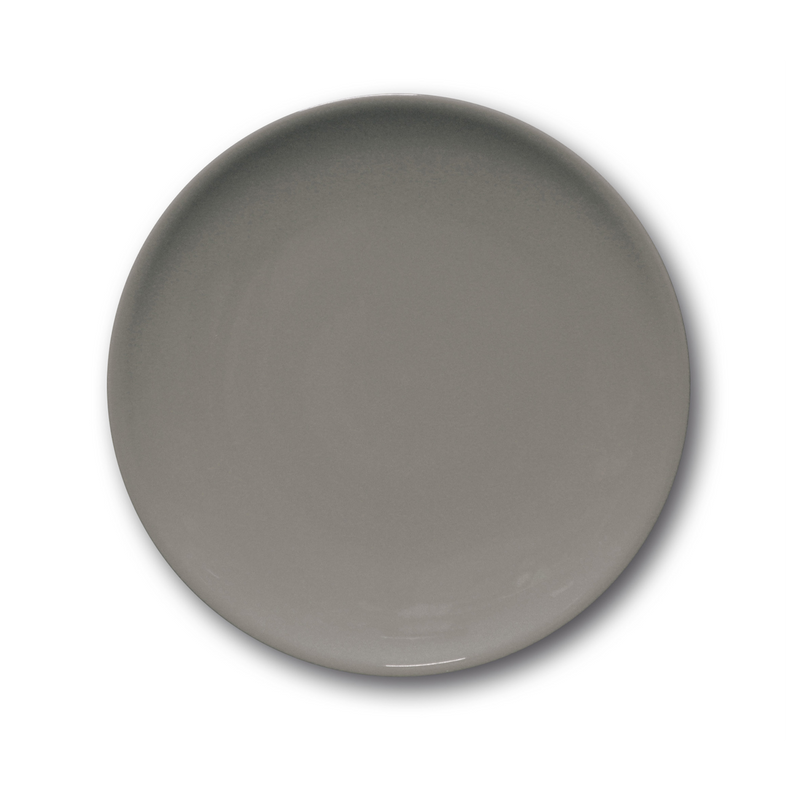 999905 - assiette plate porcelaine séville grise 28cm (6 x 1 unité )