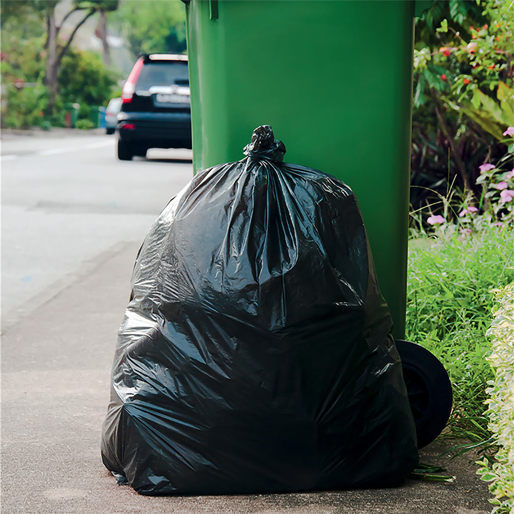 10L Bin Liner - High Density - White 40x45 cm (006601) (1 X 1000 units)
