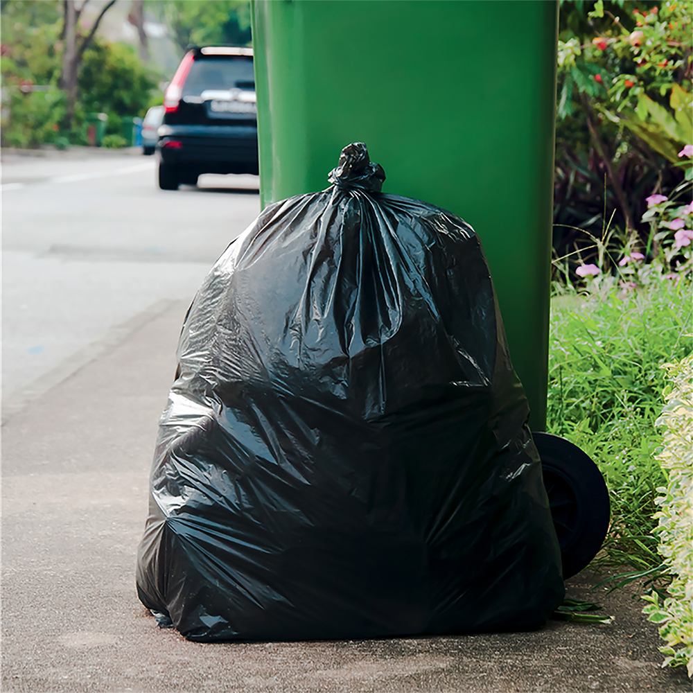 Bin liner 30L - High density - Transparent 50x65cm (006607) (1 X 500 units)