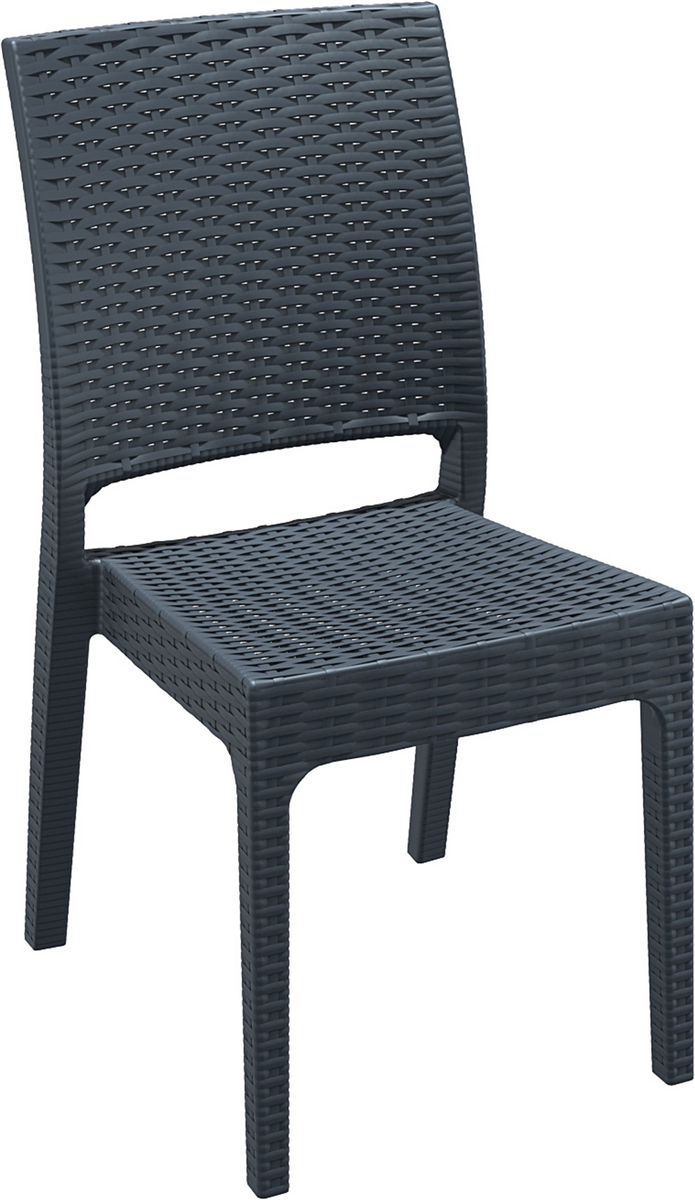Chaise - Anthracite - 45x52x87 cm - Florida ( 009523 ) (1 X 1 unité )