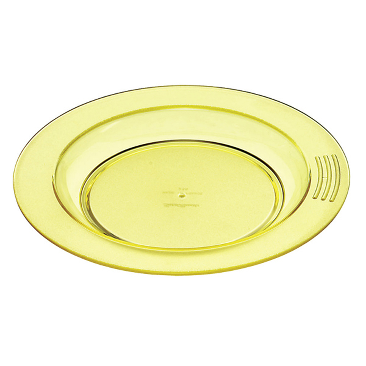 Assiette 1/2creuse - Copolyester ø 23 cm - Jaune ( 066466 ) (30 X 1 unité )