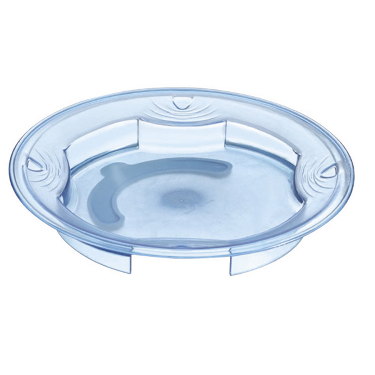 Assiette creuse ronde - Copolyester bleu ø23,5x4 cm  ( 066400 ) (12 X 1 unité )