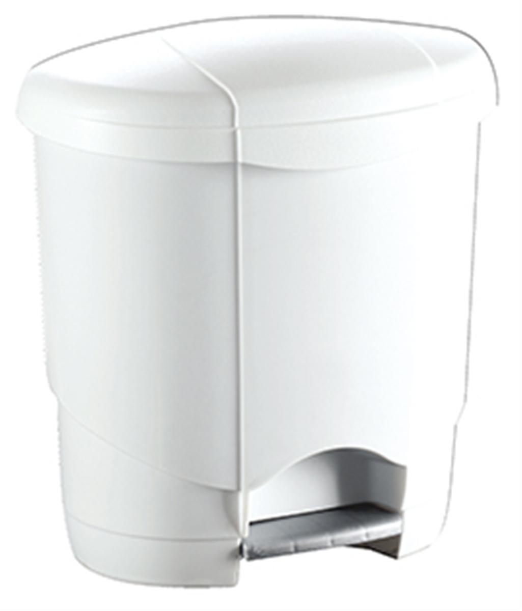 6 L Bin - 23.1x26.7x20.5cm - Plastic pedal bin (914711) (1 X 1 unit)