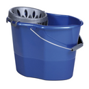 Seau laveur rectangulaire + essoreur bi- bac 14 L (1 X 1 unité )