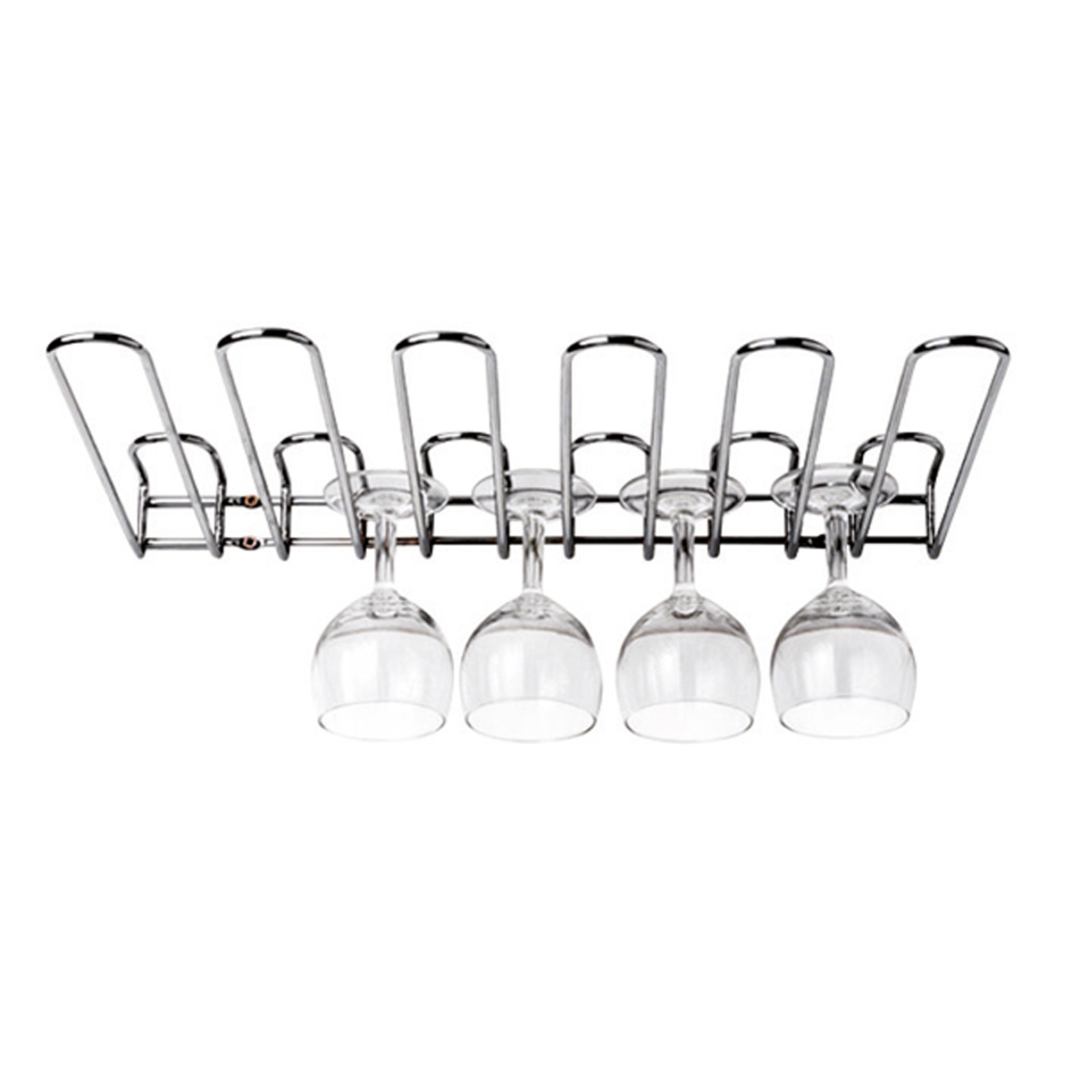 Chromed glass rack - Double fixture 45x31x56 cm ( 914467 ) (1 X 1 unit )