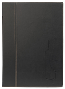 Protège-menu Tendance - Noir - Carte des vins A4 (1 X 1 unité ) - 014377