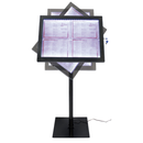 Porte-menus 4A4 Black Star (1 X 1 unité ) - 014890