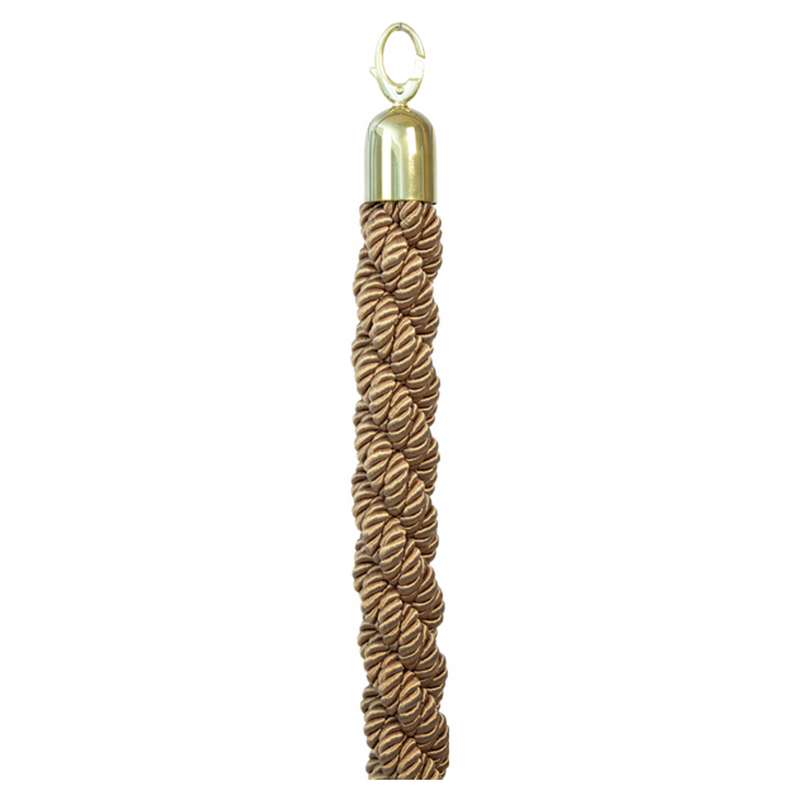 014389 - corde tressée pour poteau classique bronze 150cm (1 x 1 unité )