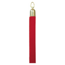Corde velours poteaux 1,5m - Rouge Laiton brillant (1 X 1 unité ) - 014390