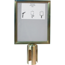 Porte affiche - Format A4 - Or (1 X 1 unité ) - 014908