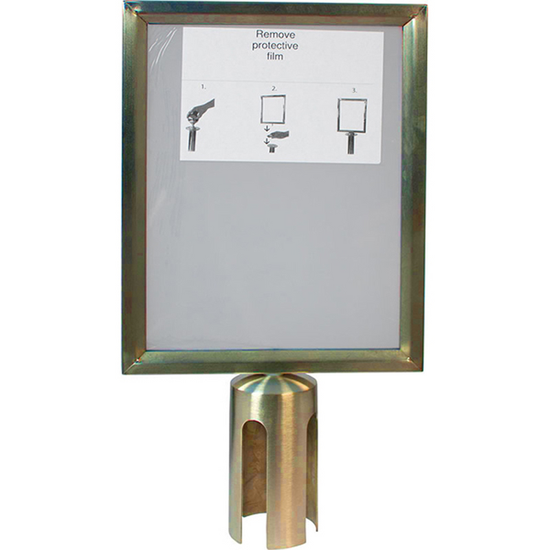 Porte affiche - Format A4 - Or (1 X 1 unité ) - 014908