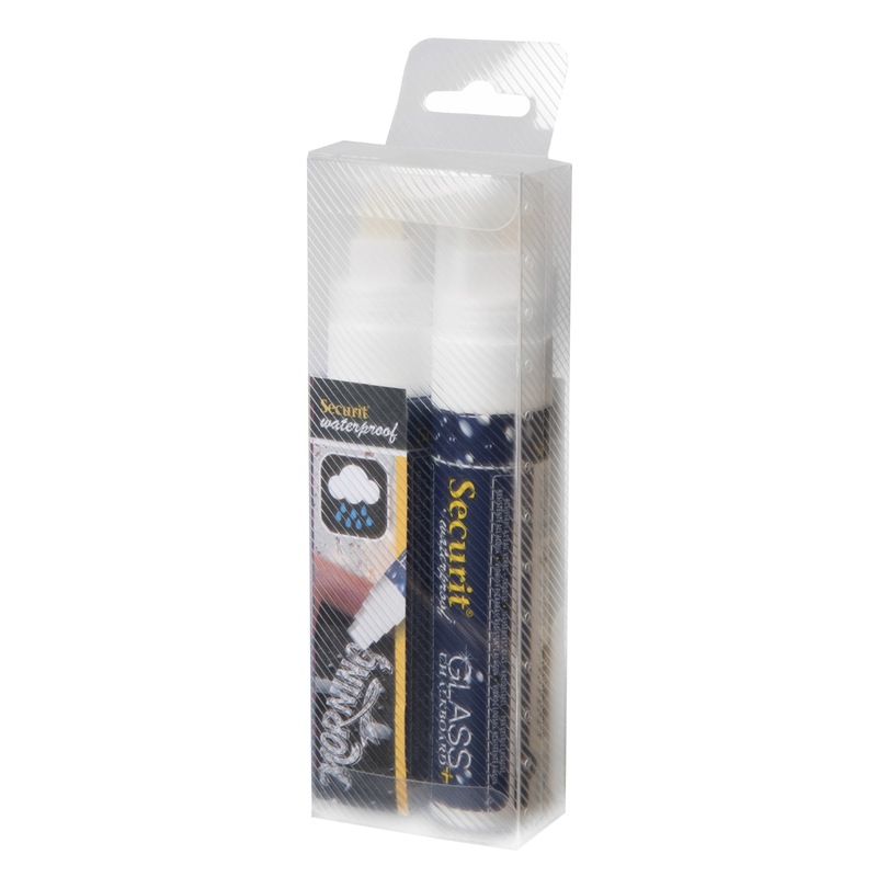 Feutre-craie blanc waterproof - Medium 2/ 6 mm