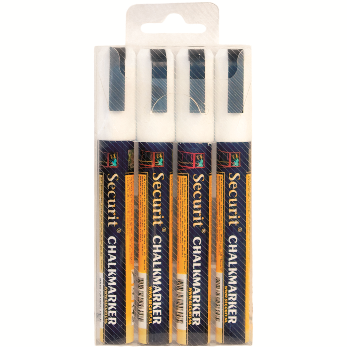 Feutre-craie blanc waterproof - Medium 2/ 6 mm ( 014569 ) (1 X 4 unités )