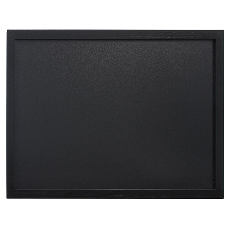 Ardoise murale rectangulaire 60x80 cm - Noir - Woody