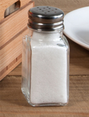 Salière & poivrière carré 4x4x9,5 cm (12 X 1 unité ) - 046501