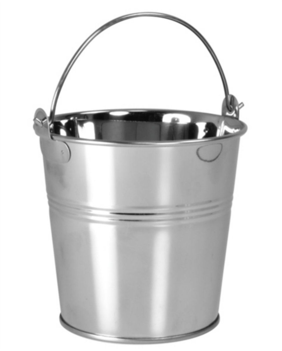 Display bucket 10.5x7.7x10.5 cm - Stainless steel (988355) (1 X 1 unit)