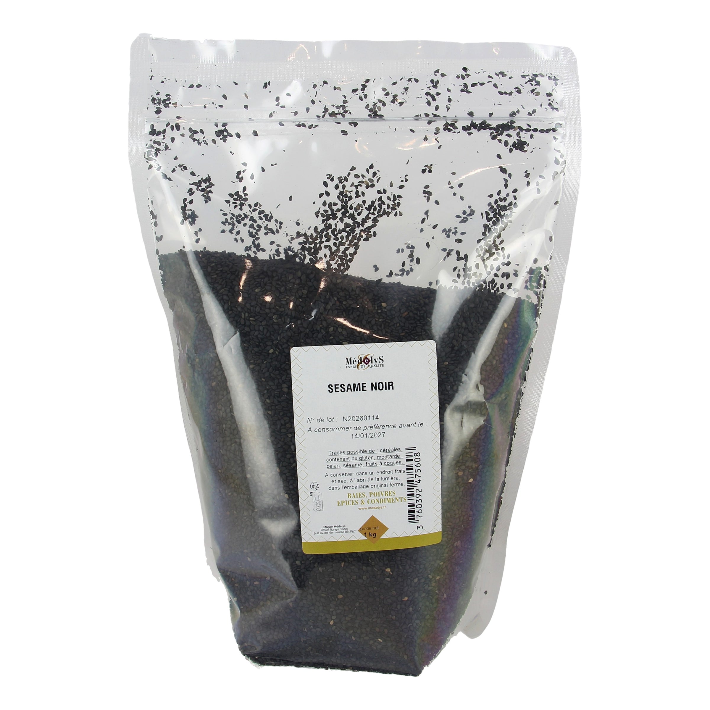 Graines de sésame noires - 1kg