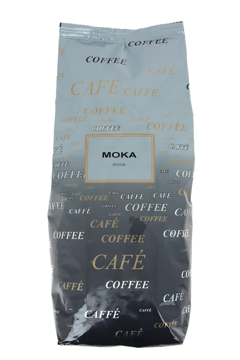 Moka Coffee Grains 100% - 1Kg