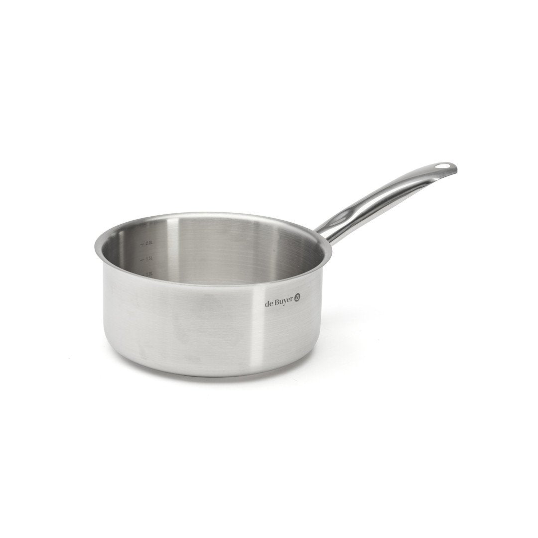 Casserole Prim'Appety Ø 14x7cm - 1L - Inox ( 986421 ) (1 X 1 unité )