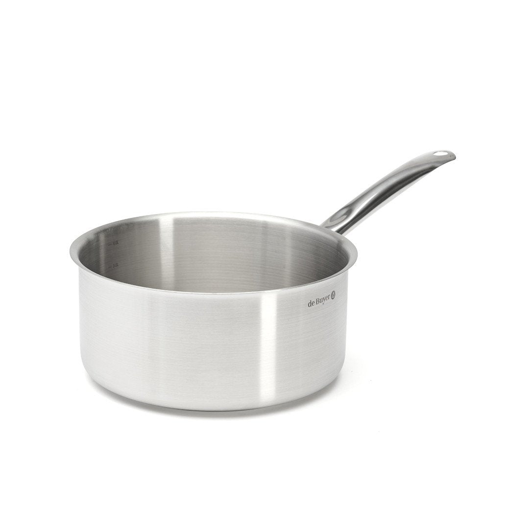 Casserole Prim'Appety Ø 14x7cm - 1L - Inox ( 986421 ) (1 X 1 unité )