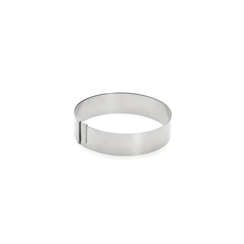 Cercle extensible Ø18 à 36 cm Hauteur 4,5 cm - Inox (1 X 1 unité ) - 523719
