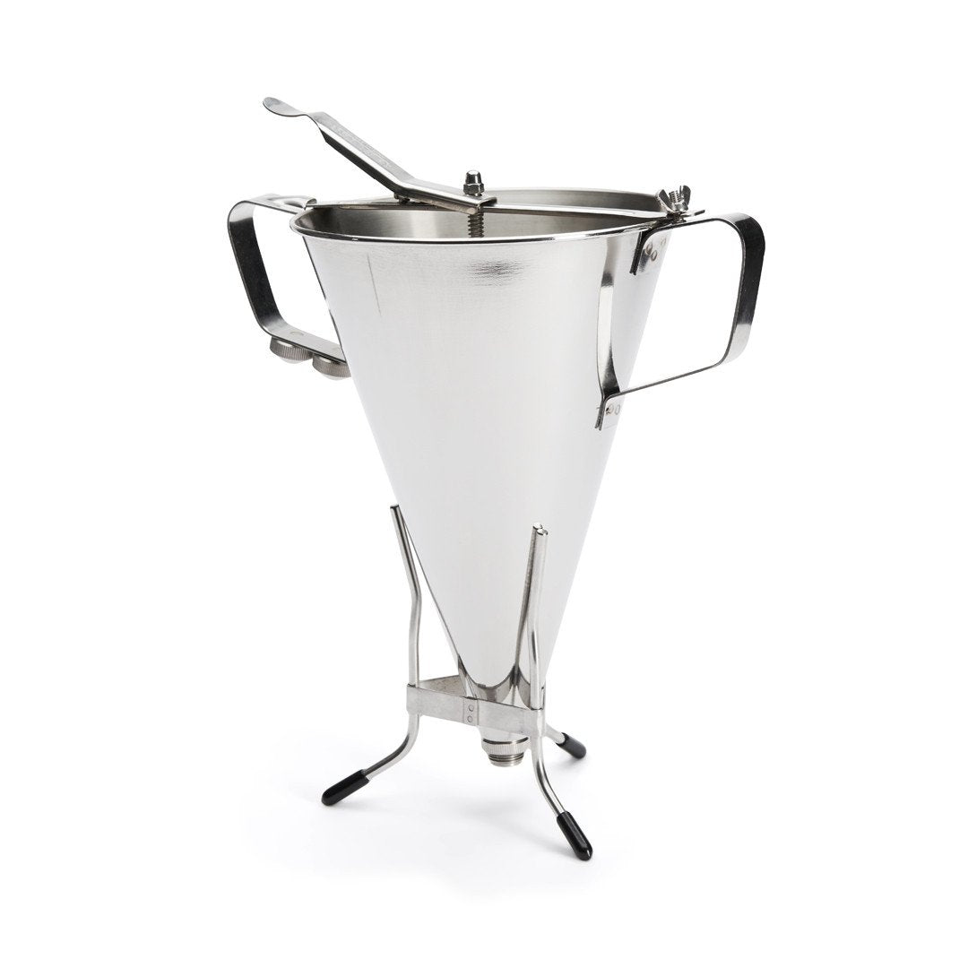 Entonnoir à piston 3,3 L ø - Tout inox + 2 douilles ( 631006 ) (1 X 1 unité )