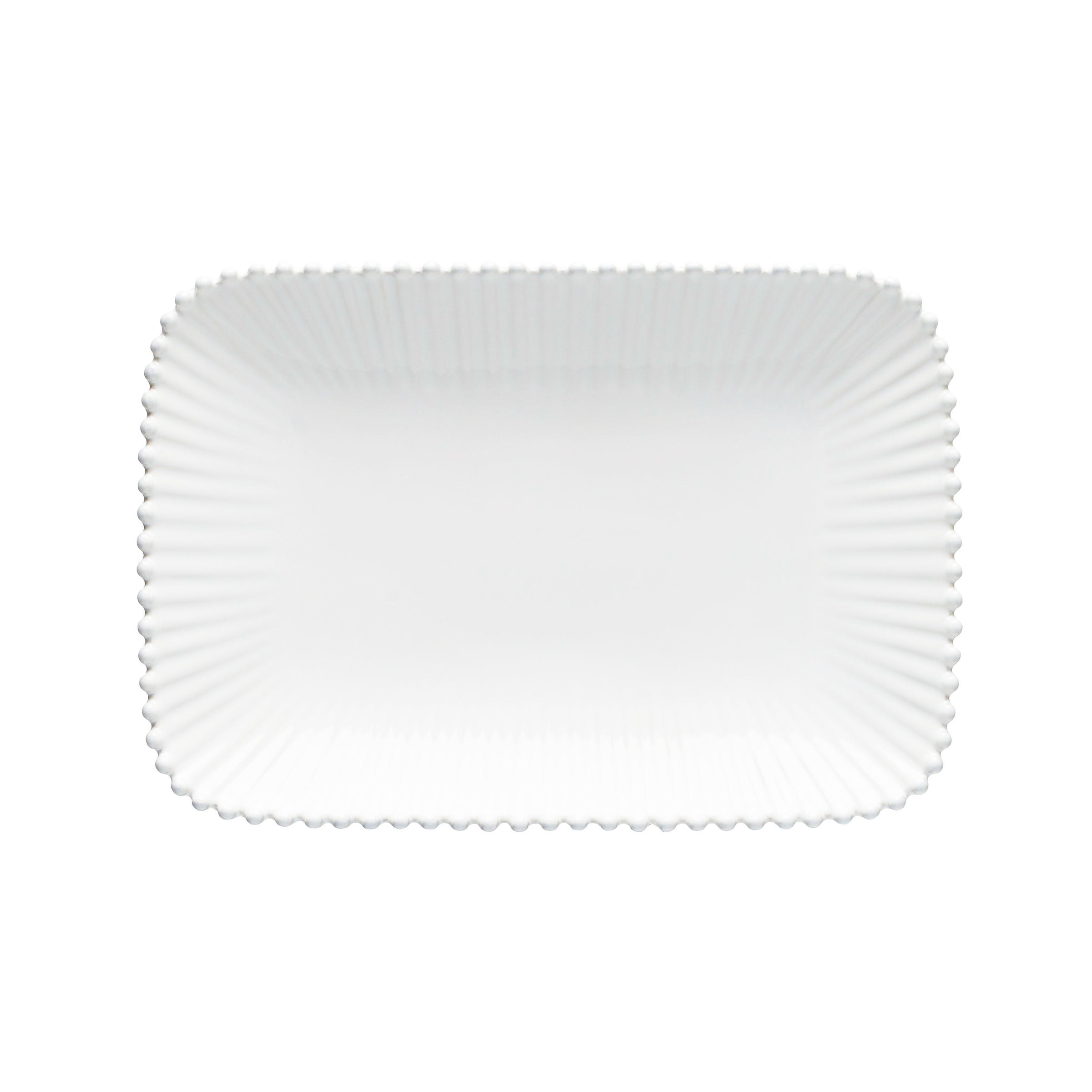 Assiette rectangulaire -Grès 30x21 cm- Pearl ( E21883 ) (1 X 1 unité )