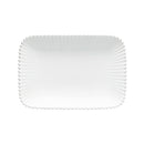Assiette rectangulaire -Grès 30x21 cm- Pearl (1 X 1 unité )