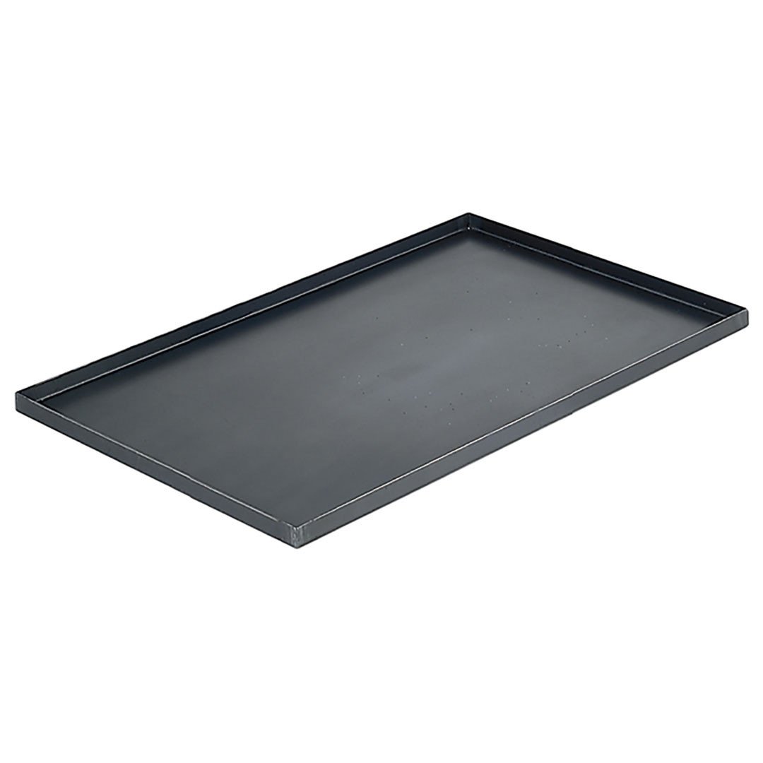 Sheet metal plate 530x325 mm solid - Black - Steel ( 082588 ) (1 X 1 unit )