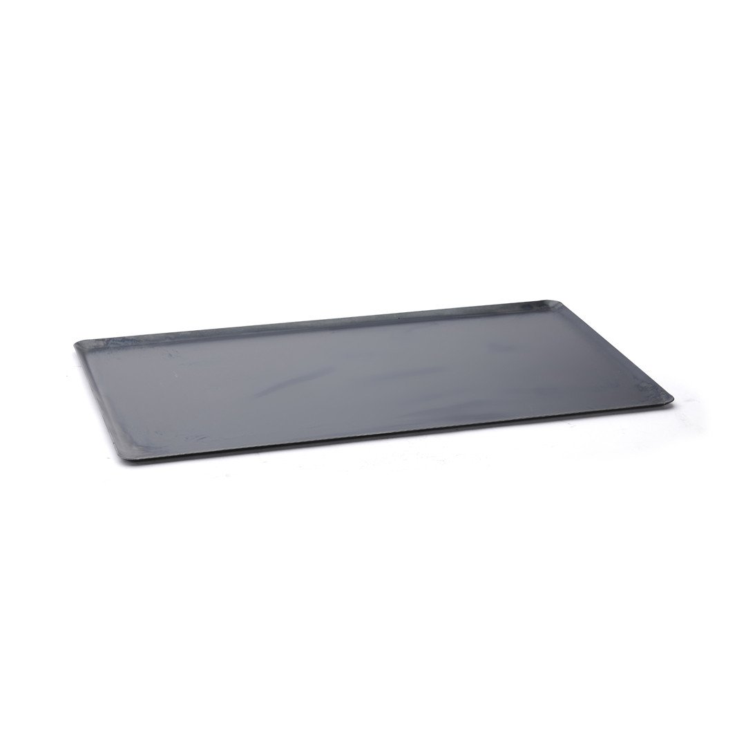Plaque tôle 530x325 mm pleine - Noir - Acier ( 082588 ) (1 X 1 unité )